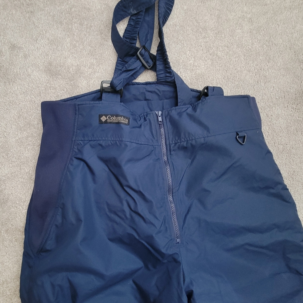 Columbia Men's Navy Snow Overalls XL